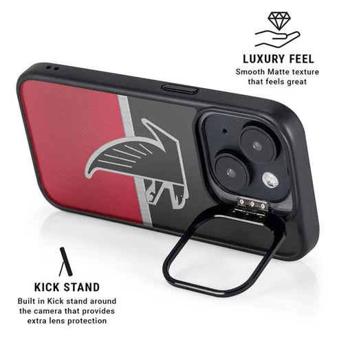 NFL Atlanta Falcons Vintage iPhone 15 Kickstand Case